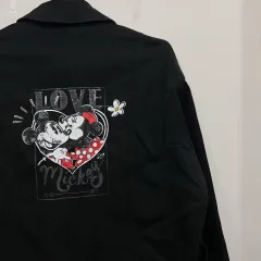 ミッキーマウス バックプリント コットン トラッカー ジャケット