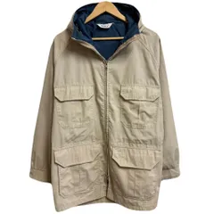 Woolrich ウールリッチ マウンテンパーカー ダブルジップ フラップポケット フルジップ ベージュ No.H612