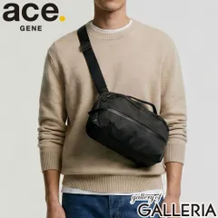 【正規品5年保証】 エースジーン ショルダーバッグ メンズ レディース 斜めがけバッグ 小さめ ブランド ace.GENE ボディバッグ 斜めがけ 仕事 タブレット収納 10.1inch カジュアル A5 6L ラグマスター2 17764 ブラックのサムネイル