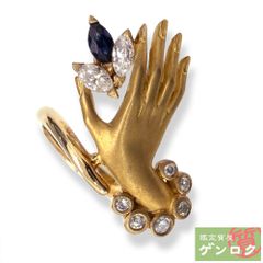 カレライカレラ K18WG ダイヤリング ドルフィンモチーフ - メルカリ