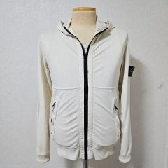 STONE ISLAND ジップパーカー M ホワイト - メルカリ