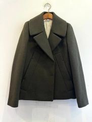 DRIES VAN NOTEN フェイクファー襟付き ミリタリージャケット 38 