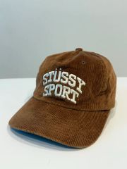 美品】STUSSY SPORT コーデュロイ キャップ ブラウン 23AW - メルカリ