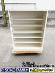 中古】【一部地域送料無料】生興(株) オープン収納棚6段 多目的 書庫 