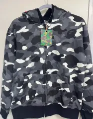 A BATHING APE シャーク フーディー ジップアップ 黒系