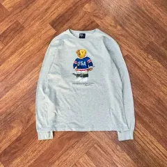 S(95) ポロ ラルフローレン ポロベア ラウンドネック Tシャツ