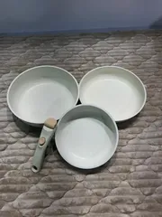 フライパン セット ih 4点 IH〜ガス火対応 取っ手が取れる 軽  passo-chaoguo-set4のサムネイル