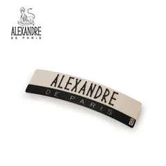 aa8-17957-04 アレクサンドル ドゥ パリ ALEXANDRE DE PARIS バレッタ髪留め バレッタ ロゴ ブランド ハンドメイド ヘアアクセサリー 大人 女性 かわいい おしゃれのサムネイル