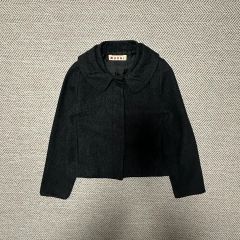 MARNI ブラック ステッチ立体ジャケット - メルカリ