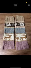 ヴィンテージ ヒッピー 刺繍 レッグウォーマー