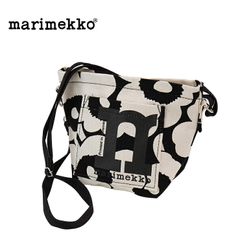 激レア Marimekko ハンドバック 白黒 33.5×33cm - メルカリ