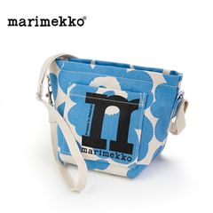 marimekko 果物柄 リンゴ ネイビー ハンドバッグ - メルカリ