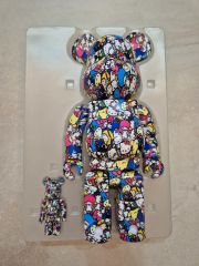 未展示】河村康輔 初期コラージュモザイクベアブリック セット400%100 