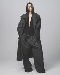 Y/PROJECT 23SS Black Snap Panel Coat - メルカリ