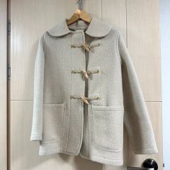 STRASBURGO ストラスブルゴ リングツイードケープコート ブルー系 38