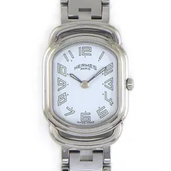 エルメス HERMES 腕時計 ラリー RA1.210 ホワイト文字盤 Hリンクブレス SS クオーツアナログ 【中古】のサムネイル