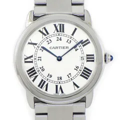 カルティエ Cartier 腕時計 ロンドソロ W6701005 シルバー文字盤 ローマンインデックス SS クオーツアナログ 【中古】のサムネイル