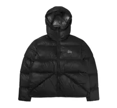STUSSY ダウン パーカ マイクロ リップストップ FANTOM ブラック XXLのサムネイル