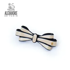 アレクサンドル ドゥ パリ ALEXANDRE DE PARIS LISERAI AA8-16524-02 X-NOIR ベージュ×ブラック ヘアアクセ バレッタ レディース のサムネイル