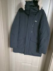 美品 LACOSTE ラコステ 洗える マジックダウン ダッフルダウンコート 