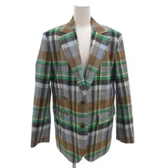 ダブルスタンダードクロージング ダブスタ DOUBLE STANDARD CLOTHING テーラードジャケット ブレザー 2B チェック 36 マルチカラー /FF ■GY62のサムネイル