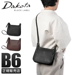 【メーカー正規品】ダコタ ブラックレーベル エイエムエイト ショルダーバッグ メンズ レザー 本革 日本製 撥水 Dakota BLACK LABEL AM8 1623900のサムネイル