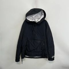 Y2K NIKE アノラックパーカー 半袖 オーバーサイズ メッシュ B系 短丈 