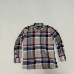 M DAKS ハウス チェックパターン 長袖 ポロシャツ 1226-1のサムネイル