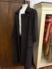 nest Robe ショールカラーロングコート ウール カシミヤ ネイビー F