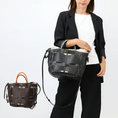 ■ZANCHETTI ザンケッティ W MSH 726 ショルダーバッグ WOVEN ウーブン レディース レザー ハンドバッグ 巾着 斜めがけ クロスボディ レディース 鞄 ザンチェッティ ブランドのサムネイル