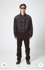 BELVET washed Black denim 完売品 - メルカリ