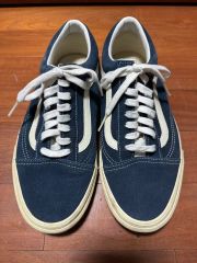美品 バンズ VANS アナハイム オールドスクール 廃盤 ネイビー US9
