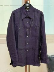 NICENESSナイスネス ウールモヘアシャンブレー生地 スラックス M