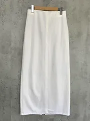 NOLLEY'S ノーリーズ 梨地 バックスリット タイト スカート size38/オフホワイト ■◆ レディース