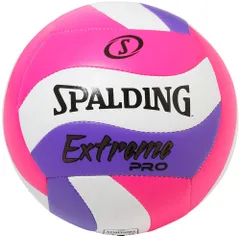 スポルディング SPALDING バレーボール  エクストリームプロ ウェーブ ピンク×パープル 4号球  72374J ピンク×パープルのサムネイル