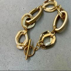 3点セット ヴィンテージバブル、レトロ チャンキーチェーン 極太 
