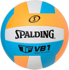 スポルディング SPALDING バレーボール  VB1 ネオンオレンジ×ホワイト×ブルー SZ4 72418J ネオンオレンジ×ホワイトのサムネイル