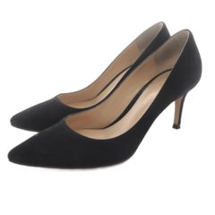 Gianvito Rossi ジャンヴィトロッシ ブラックスエードハイヒール