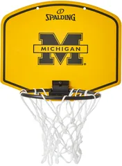 スポルディング SPALDING バスケット マイクロミニ ミシガンメイズ アイコンロゴ 部屋 ミニバスケットゴール インテリア ミニボール キッズ 小学生 シュート 79-054J MICHIGAN 79054J イエローのサムネイル