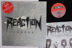 REACTION - INSANE LP 初回プレス盤 ソノシート付 希少 - メルカリ