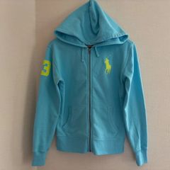 90s Ralph Lauren 短丈 ビッグポニー ジップパーカー y2k - メルカリ