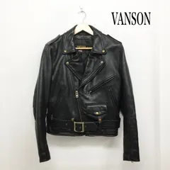 d*2様 Vanson Leathers ブラックレザージャケット 38 楽天市場】VANSON C2 レザージャケット ブラック バンソン ヴァンソン