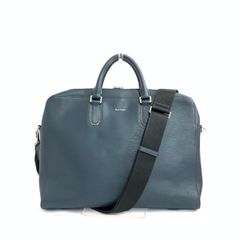 セラピアン ビジネスバッグ ブリーフケース レザー ブルー 2way 付属品