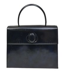 Cartierカルティエ ハッピーバースデーハンドバッグ パテントレザー