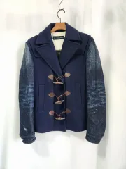 DSQUARED2 カラ デニム ウール ジャケット