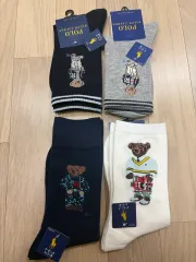 (新品)POLO ポロ クマ 靴下 4足 まとめ 230-250