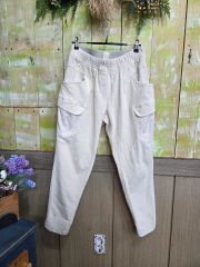 グラミチ ニコアンド コラボサルエルナイロンパンツ 八分丈 ヒョウ柄 L