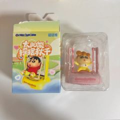 クレヨンしんちゃん 太陽能摇摆秋千 ソーラースウィングフィギュア