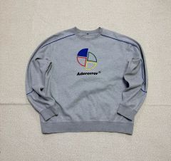 ADER ERROR 刺繍ロゴ スウェット パープル - メルカリ