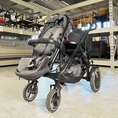 phil&teds 二人乗りベビーカー 2シート グレー 双子 年子用 縦型 フィルアンドテッズのサムネイル